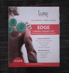 Lure Edge Cupping Therapy Set. 4 Green Silicone Massage Cups. Fixed Price $28.00.