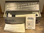 Vintage Panasonic Panabrator Ii Personal Electric Massager Vibrator W/ Box Works. Fixed Price $45.00.
