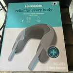Homedics Vibration Neck Massager W/ Soothing Heat Open Box Tested. Fixed Price $24.97.