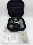 Renpho Mini Thermal Massage Gun W/ Heat 4 Heads Travel Case Usb - Complete. Fixed Price $42.00.