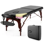 Folding Portable Massage Height Adjustable Spa Bed Beech Wood Face Cradle. Fixed Price $165.99.