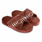 Health Touch Memory Foam Women's Massaging Slippers, One Size Fits Most, Maroon. Fixed Price $15.03.