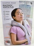 Sharper Image - Realtouch Shiatsu Plus Cordless Neck Massager Gray (1016968). Fixed Price $21.99.