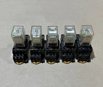 5X Pack Lot Omron PYF14A-E Pin Relay Socket W/ MY4 DC24 Ice Cube Vdc. Fixed Price $39.99.