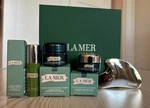 La Mer Set: Rejuvenating Eye, Night Cream, Firming Serum, Gua Sha Massage Tool.. Fixed Price $120.00.