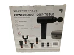 Sharper Image Powerboost Deep Tissue Massage Gun, Full Body Muscle Recovery. Fixed Price $49.99.