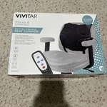 Vivitar Shiatsu Massage Seat Cushion. Fixed Price $50.00.