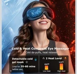Eye Massager Hot/cold Compress, Pressure, Bluetooth, Therapy Portable Adjustable. Fixed Price $57.19.