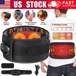 Waist Belt Electric Infrared Heated With Back Support Vibration Massager. Fixed Price $34.98.