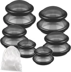 Trelaco 6 Pcs Cupping Kit For Massage Therapy 3 Sizes Silicone Set Chine. Fixed Price $23.54.