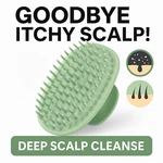 Scalp Massager Shampoo Brush Soft Silicone Scrubber Dandruff Remover Green. Fixed Price $10.32.