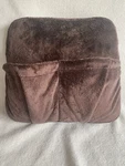 Brown Homedics Sole Soother Ultra Plush Fabric Vibration Foot Massager. Fixed Price $7.00.