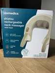 Homedics Shiatsu Rechargeable Neck Massager W/ Heat Cordless Portable Used. Fixed Price $15.00.