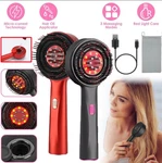Electric Scalp Comb Hair Growth, Red Light Therapy Brush Head Massager. Fixed Price $26.95.