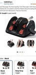 Careskypro Foot & Calf Massager Heated Remote Kneading Black HCF-816. Fixed Price $85.00.
