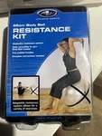 Athletic Works 65CM Body Ball Adaptable Resistance Kit Yoga/pilates New Nib. Fixed Price $12.75.
