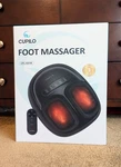 Nib Cupilo Shiatsu Foot Massager W/ Heat Compression, Kneading, Timer Remote. Fixed Price $109.99.
