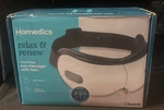 Homedics Heated Eye Massager Relax Renew White Cordless Bluetooth SPE-110H-2. Fixed Price $19.95.