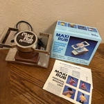 Vintage Maxi Rub Personal Massage Unit W/ Box & Manual Tested Working. Fixed Price $44.95.
