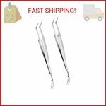 Cchude 2 Pcs Stainless Steel Tick Tweezers Dual Tipped Remover Tool First. Fixed Price $14.56.