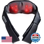 Giantex Shiatsu Neck Back Massager With Heat, Electric 3D Kneading Pillow. Fixed Price $74.94.
