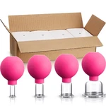 Bbto 4 Glass Cupping Silicone Cups Set, Rose. Fixed Price $34.99.