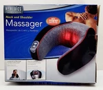 Homedics Neck & Shoulder Massager W Heat, NMSQ-200J-2, Flex Fit Comfort, 2007. Fixed Price $28.00.