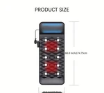 Full Body Mat With Heat, 10 Vibration Pads No Kneading Balls. Fixed Price $45.00.