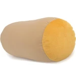 Microbead Bolster Neck Pillow Barely Beige 14"X8",SILKY,PAIN-FREE Relaxing Sleep. Fixed Price $29.94.