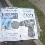 Brookstone Cordless Percussion Massager 4 + Interchangeable Heads Rechargeable. Fixed Price $40.00.