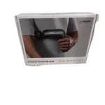 Naipo Fitwave Massage Gun Percussion Handheld Rechargeable Usb, Black, 4 Heads. Fixed Price $30.00.