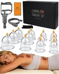 Defunx 12 Cupping Set - Kit For Massage Cups, Orange. Fixed Price $27.66.