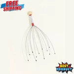 Stainless Steel Head Neck Massage Octopus Hand Scalp Scratcher For Stress Relief. Fixed Price $7.85.