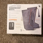 Sharper Image Powerboost Boots Air Compression Fits 25"-31" Inseam. Fixed Price $89.20.
