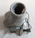 Brookstone Foot Vibrating Massager & Warmer Heated Soft Boot Shoes BST-003 Gray. Fixed Price $12.90.