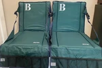 Brookstone Portable Stadium Camping Seats Cushions Heat Cool Gel Pack Pair Nwot. Fixed Price $35.97.