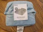 Homedics Sole Soother Ultra Plush Fabric Vibration Blue Foot Massager. Fixed Price $7.99.