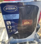 Dr. Scholl's 5-MOTOR Heated Vibrating Massage Cushion W/ Remote, Black. Fixed Price $59.99.