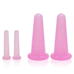 4 Pcs Facial Cupping Set,natural Silicone Massage For Body,face,neck. Fixed Price $9.80.