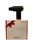 Cotsoco Handheld Cordless Percussion Massage Gun 4 Heads Black & Gold. Fixed Price $28.99.
