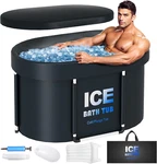 130 Gallon Ice Bath Tub For Athletes Portable Cold Plunge W/ Cover Home Gym. Fixed Price $55.66.