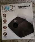 Soothing Foot Warmer Warming Vibration Massage Memory Foam Body Innovations New. Fixed Price $17.50.