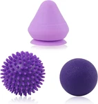 Txj Sports Massage Balls - Lacrosse Ball/spiky Ball/suction Cup Ball, De. Fixed Price $7.59.