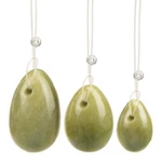 Zorza 3PCS Eggs Massage Stone Jade Natural Stress Exercise Rele.... Fixed Price $13.98.