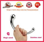 Pure Stainless Steel Handheld Full Body Massager Wand G-point Stimulate. Fixed Price $46.08.