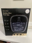 Homedics Bubble Bliss Foot Spa With 3 Attachments New In Box. Fixed Price $34.97.