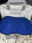 Brookstone I-need Lumbar Shiatsu Massager Back Pain Relief With Traveling Case. Fixed Price $30.00.