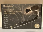Brookstone Reach Pulse Pro Percussion Massager 6 Speeds 4 Heads Battery Nib. Fixed Price $32.90.