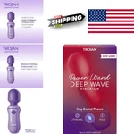 Waterproof Vibrating Wand Massager 6.5 Inch Cordless Soft Silicone For Pleasure. Fixed Price $34.99.