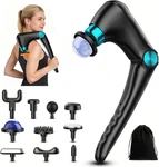 Folding Massage Gun With Heat & Cold Therapy, Back Deep Tissue Black. Fixed Price $65.06.